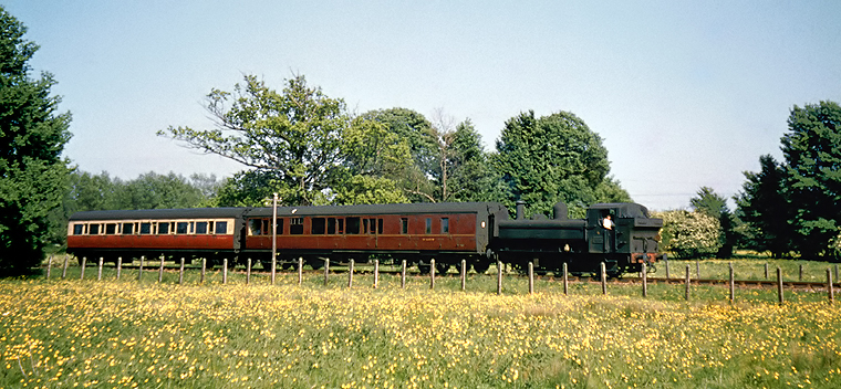 74xx 0-6-0PT 7404 Cassington 8 June 1962