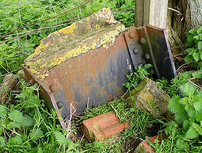 Section of River Leach bridge girder