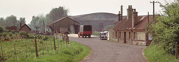 Brize Norton & Bampton station from the approach road