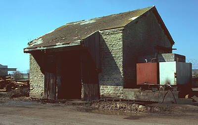 Brize Norton & Bampton goods shed in 1980