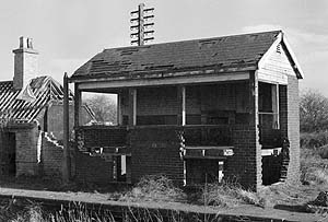 Brize Norton & Bampton signal box in 1978