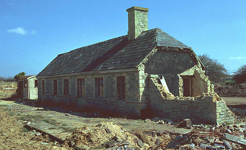 Brize Norton & Bampton station building 5 April 1080