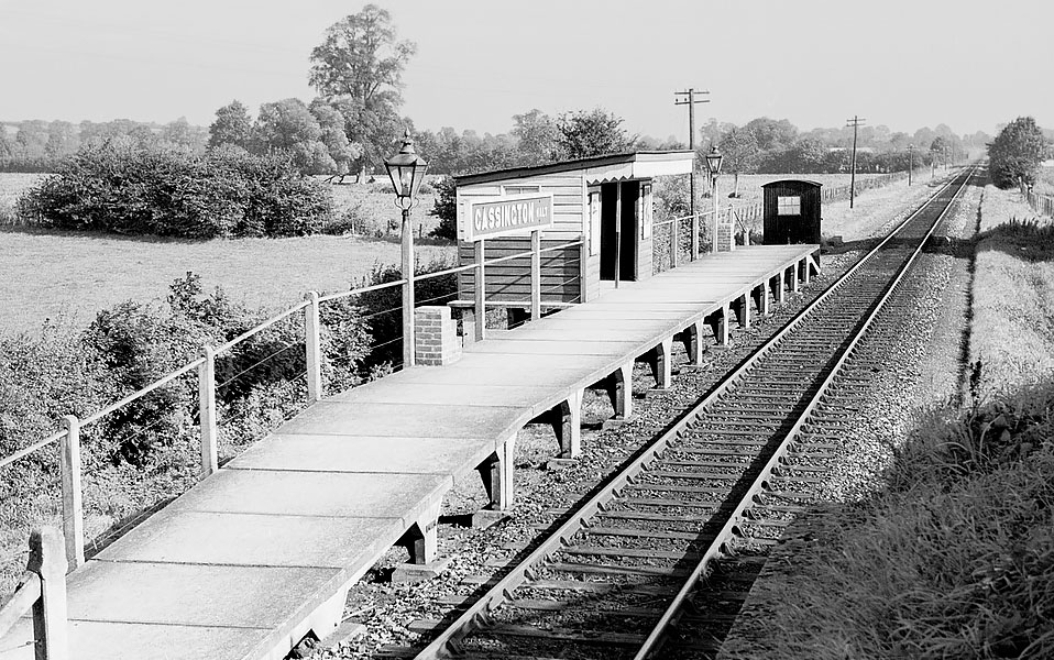 Cassington Halt 29 September 1956