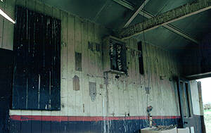 Carterton signal box interior