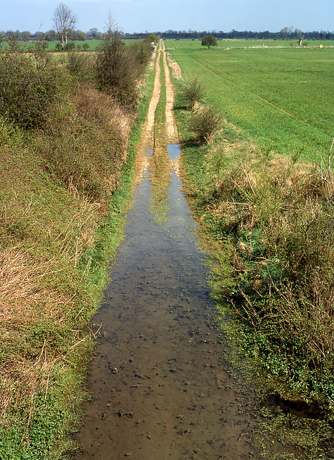 Floods at Kelmscott & Langford station