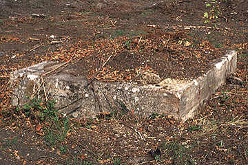 Lechlade station site concrete base