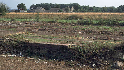 Base of Lechlade goods shed