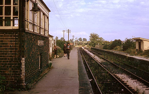 Witney station after closure